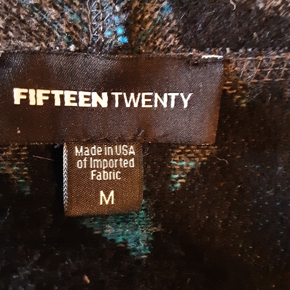 Fifteen Twenty  Shawl Sweater Jacket - Picture 2 of 5